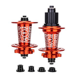 Maxbell Bicycle Front Rear Disc Brake Hubs Aluminium Alloy 32Hole Mountain Bike Hubs Red MS