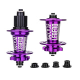 Maxbell Bicycle Front Rear Disc Brake Hubs Aluminium Alloy 32Hole Mountain Bike Hubs Purple MS