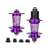 Maxbell Bicycle Front Rear Disc Brake Hubs Aluminium Alloy 32Hole Mountain Bike Hubs Purple MS