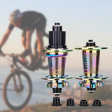 Maxbell Bicycle Front Rear Disc Brake Hubs Aluminium Alloy 32Hole Mountain Bike Hubs Colorful MS