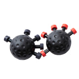 Maxbell Finger Strength Trainer Adjustable Hand Ball for Musician Guitar Training Red