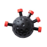Maxbell Finger Strength Trainer Adjustable Hand Ball for Musician Guitar Training Red