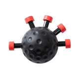 Maxbell Finger Strength Trainer Adjustable Hand Ball for Musician Guitar Training Red