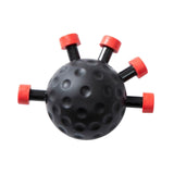Maxbell Finger Strength Trainer Adjustable Hand Ball for Musician Guitar Training Red