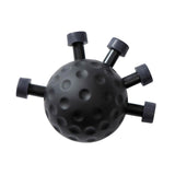 Maxbell Finger Strength Trainer Adjustable Hand Ball for Musician Guitar Training Black