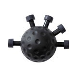 Maxbell Finger Strength Trainer Adjustable Hand Ball for Musician Guitar Training Black