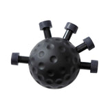 Maxbell Finger Strength Trainer Adjustable Hand Ball for Musician Guitar Training Black