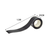 Maxbell Sealing Strip Sticker Waterproof Silicone Grip Tape for Outdoor Operations Black