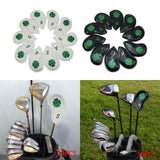 Maxbell Golf Iron Head Covers Golf Accessories Guard 4,5,6,7,8,9,A,S,P,x Wedges White