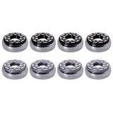 Maxbell 8Pcs Portable Shuffleboard Pucks Tabletop Game Pucks Matt Surface for Kids
