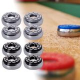 Maxbell 8Pcs Portable Shuffleboard Pucks Tabletop Game Pucks Matt Surface for Kids