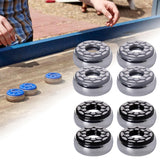 Maxbell 8Pcs Portable Shuffleboard Pucks Tabletop Game Pucks Matt Surface for Kids