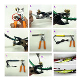 Maxbell Metal Pliers for Badminton Racket String Clamp Replacement Racquet Racket