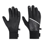 Maxbell Men Winter Gloves Mittens Nonslip Waterproof for Walking Motorcycle Skiing L black