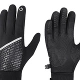 Maxbell Men Winter Gloves Mittens Nonslip Waterproof for Walking Motorcycle Skiing XL black