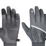 Maxbell Men Winter Gloves Mittens Nonslip Waterproof for Walking Motorcycle Skiing XL gray