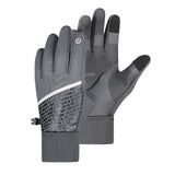Maxbell Men Winter Gloves Mittens Nonslip Waterproof for Walking Motorcycle Skiing XL gray