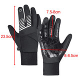 Maxbell Men Touch Screen Winter Gloves Non Slip Palm for Climbing Backpacking Skiing