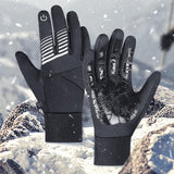 Maxbell Men Touch Screen Winter Gloves Non Slip Palm for Climbing Backpacking Skiing