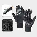 Maxbell Men Touch Screen Winter Gloves Non Slip Palm for Climbing Backpacking Skiing