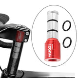 Maxbell Road Bicycle Handlebar Riser Adapter 28.6mm Mountain Bike Fork Stem Extender Red 92x30mm