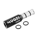 Maxbell Road Bicycle Handlebar Riser Adapter 28.6mm Mountain Bike Fork Stem Extender Black 123x60mm