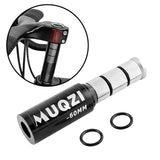 Maxbell Road Bicycle Handlebar Riser Adapter 28.6mm Mountain Bike Fork Stem Extender Black 123x60mm