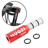 Maxbell Road Bicycle Handlebar Riser Adapter 28.6mm Mountain Bike Fork Stem Extender Red 123x60mm