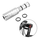 Maxbell Road Bicycle Handlebar Riser Adapter 28.6mm Mountain Bike Fork Stem Extender Argent 123x60mm