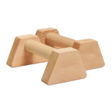 Maxbell Heavy Duty Wooden Parallettes Push up Bars for Gymnastics Exercise Training
