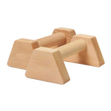Maxbell Heavy Duty Wooden Parallettes Push up Bars for Gymnastics Exercise Training