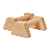 Maxbell Heavy Duty Wooden Parallettes Push up Bars for Gymnastics Exercise Training
