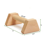 Maxbell Heavy Duty Wooden Parallettes Push up Bars for Gymnastics Exercise Training