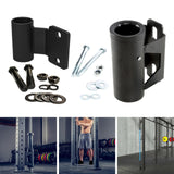 Maxbell Weight Bar Rack with Accessory Triceps Bar Fitness Barbell Holder Storage Black Accessories