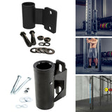 Maxbell Weight Bar Rack with Accessory Triceps Bar Fitness Barbell Holder Storage Black Accessories