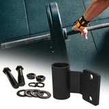 Maxbell Weight Bar Rack with Accessory Triceps Bar Fitness Barbell Holder Storage Black Accessories