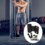 Maxbell Weight Bar Rack with Accessory Triceps Bar Fitness Barbell Holder Storage Black Accessories