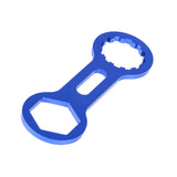 Maxbell Bike Front Fork Caps Wrench Lightweight Remover Easy to Install Blue