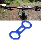 Maxbell Bike Front Fork Caps Wrench Lightweight Remover Easy to Install Blue