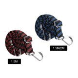 Maxbell Bungee Cord with Hooks Flexible Elastic Rubber Strap for Trucks Trolley Tent 1.5Meters Red
