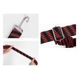 Maxbell Bungee Cord with Hooks Flexible Elastic Rubber Strap for Trucks Trolley Tent 1.5Meters Red