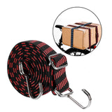 Maxbell Bungee Cord with Hooks Flexible Elastic Rubber Strap for Trucks Trolley Tent 1.5Meters Red