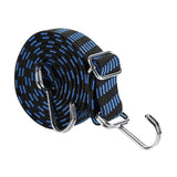 Maxbell Bungee Cord with Hooks Flexible Elastic Rubber Strap for Trucks Trolley Tent 2Meters Blue