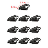 Maxbell 10Pcs Helmet Clip Holder Mask Hook for Sports Skateboard Cycling