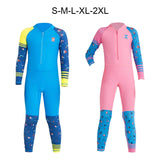 Maxbell Kids Wetsuit Diving Swimsuits Boating Water Sports Kayak Thermal Full suits Blue S