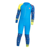 Maxbell Kids Wetsuit Diving Swimsuits Boating Water Sports Kayak Thermal Full suits Blue S