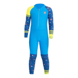 Maxbell Kids Wetsuit Diving Swimsuits Boating Water Sports Kayak Thermal Full suits Blue S