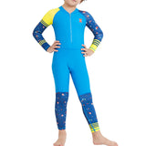 Maxbell Kids Wetsuit Diving Swimsuits Boating Water Sports Kayak Thermal Full suits Blue S