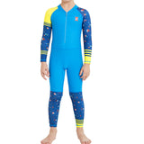 Maxbell Kids Wetsuit Diving Swimsuits Boating Water Sports Kayak Thermal Full suits Blue S