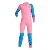 Maxbell Kids Wetsuit Diving Swimsuits Boating Water Sports Kayak Thermal Full suits Pink XL